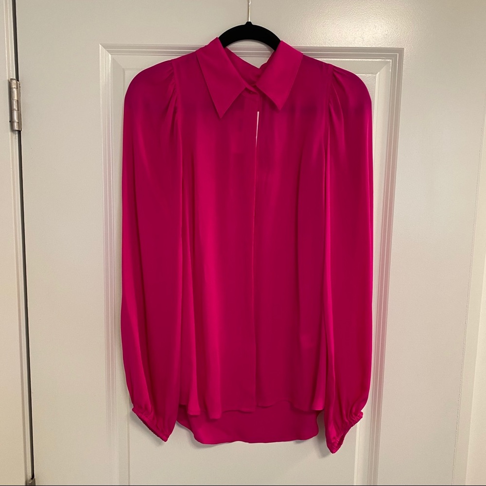 A.L.C. Size 8 Pink Blouse
